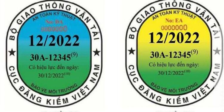 tem kiểm định mới 2021