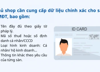 HKD Sàn TMĐT kê khai thuế